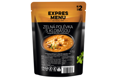 Zelná polévka s klobásou, 2p, 600g