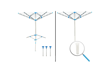 Sušák prádla se stojanem a kolíky