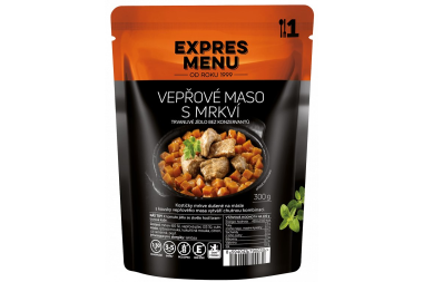 Vepřové maso s mrkví, 1p, 300g