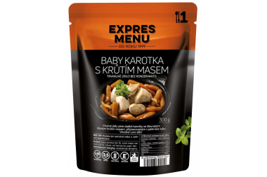 Baby karotka s krůtím masem, 1p, 300g