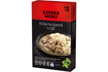 Krůta na slanině s rýží, 500g