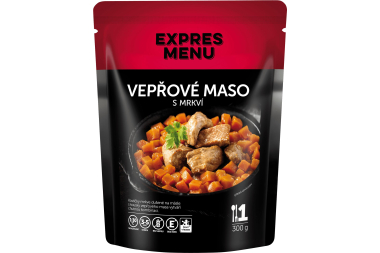 Vepřové maso s mrkví, 1p, 300g