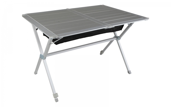 Stůl skládací rolovací 115x78,5 cm, aluminium