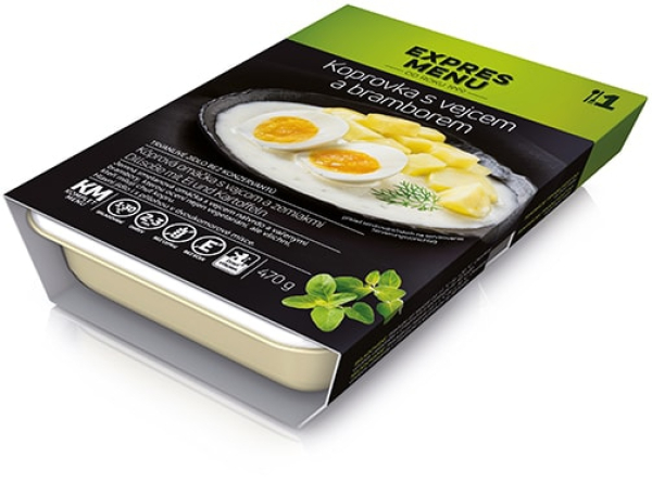 Koprová omáčka s vejcem, brambor, 470g