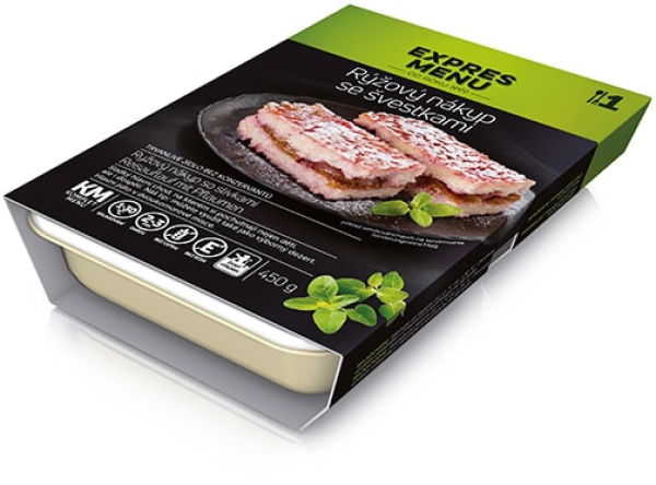 Rýžový nákyp se švestkami, 450g