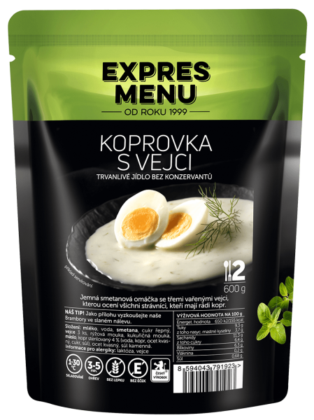 Koprovka s vejci 2p, 600g