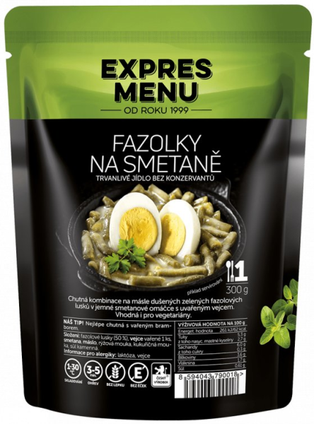 Fazolky na smetaně, 1p, 300g