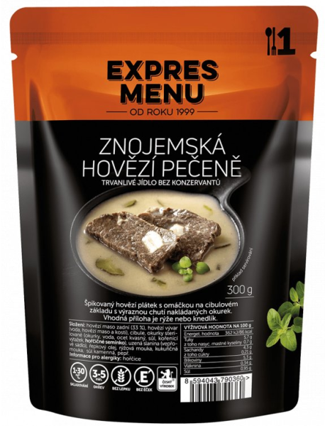 Znojemská hovězí pečeně, 1p, 300g