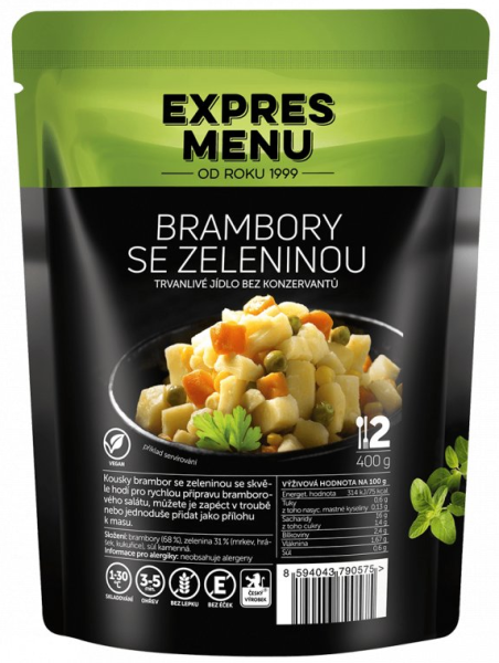 Brambory se zeleninou, 400g