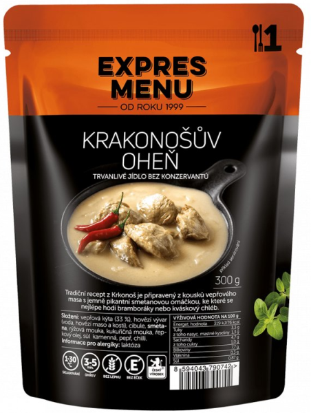 Krakonošův oheň, 1p, 300g