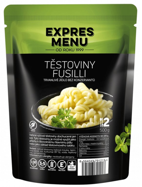 Těstoviny Fusilli, 500g