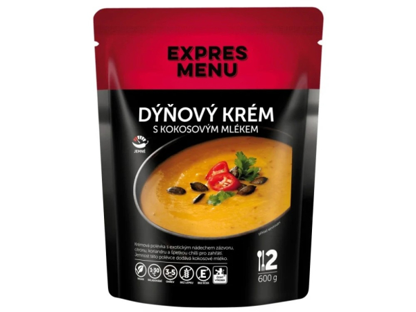 Dýňový krém s kokosovým mlékem, 2p, 600g