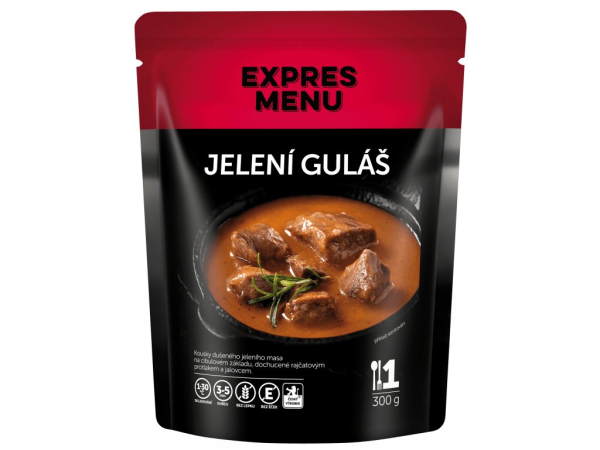 Jelení guláš, 1p, 300g