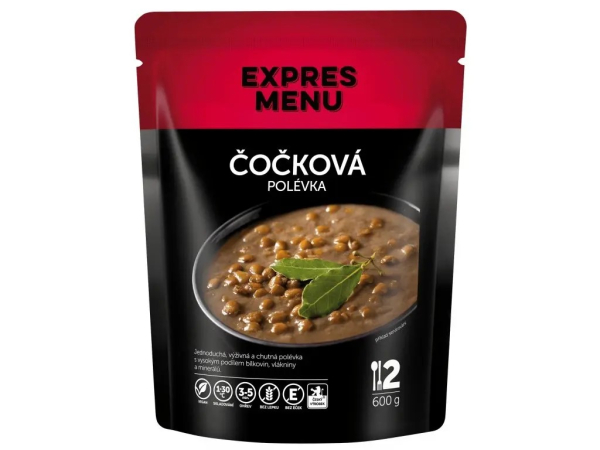 Čočková polévka, 2p, 600g