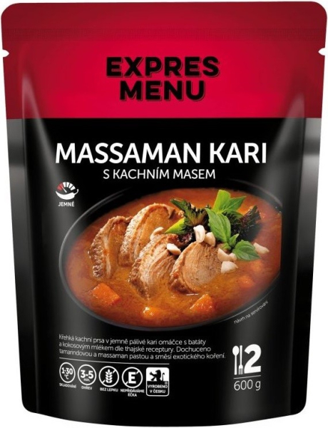Massaman kari s kachním masem, 2P, 600g